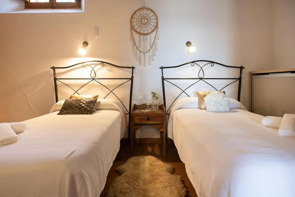 Casa Can Lluc Con Piscina, Jardin Y Vista Al Campo Sant Miquel De Balansat Luaran gambar