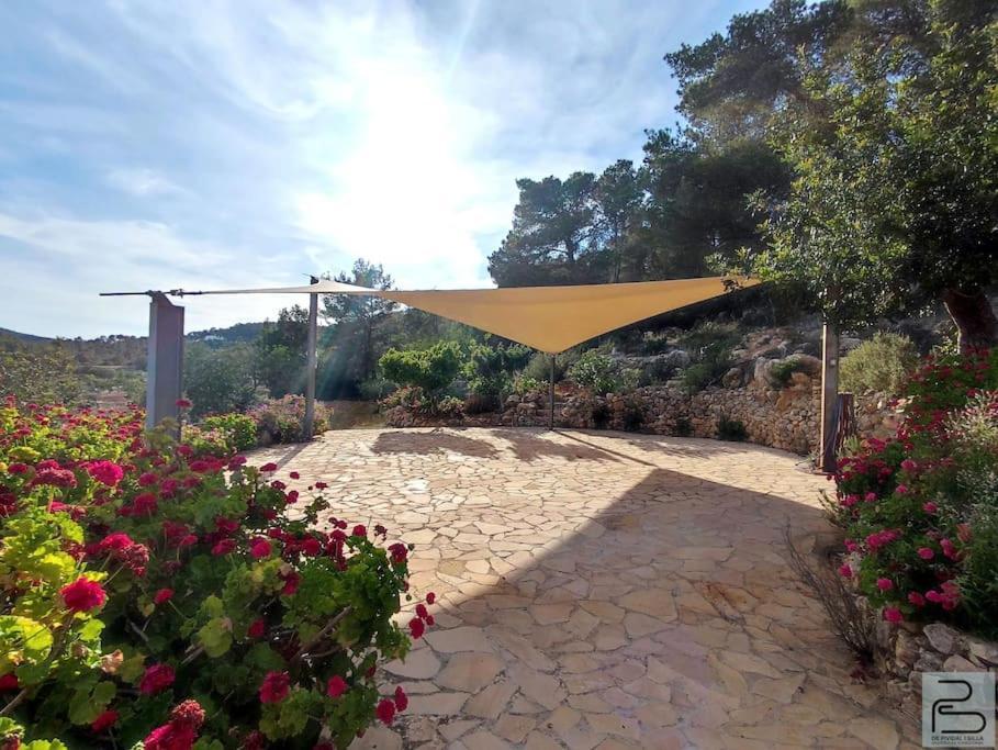 Casa Can Lluc Con Piscina, Jardin Y Vista Al Campo Sant Miquel De Balansat Luaran gambar