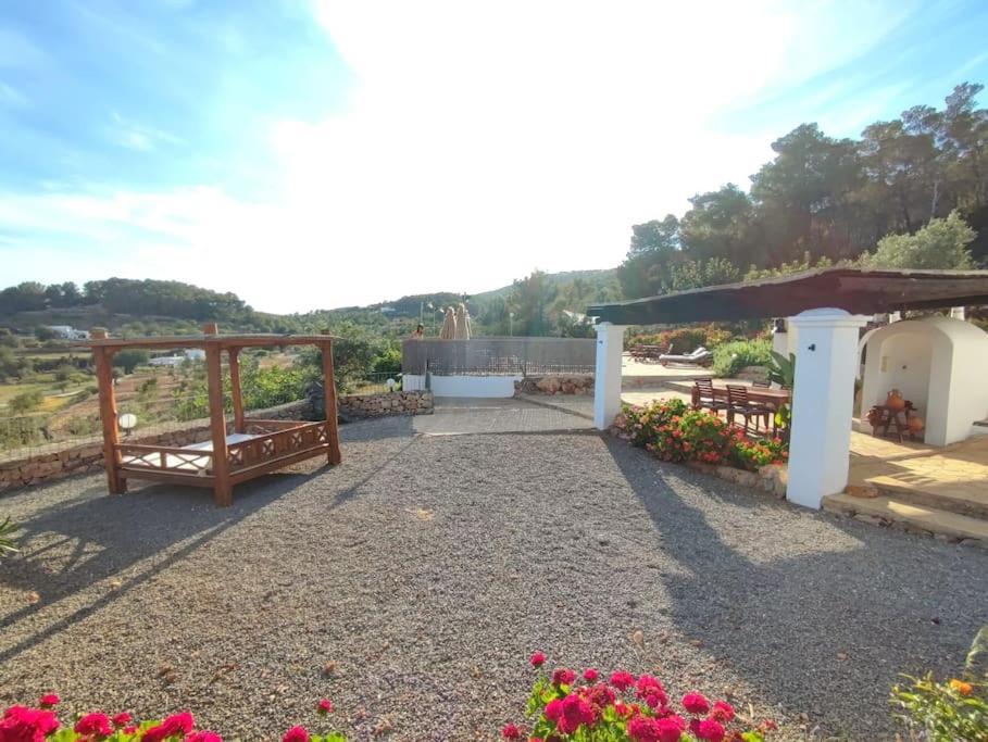 Casa Can Lluc Con Piscina, Jardin Y Vista Al Campo Sant Miquel De Balansat Luaran gambar