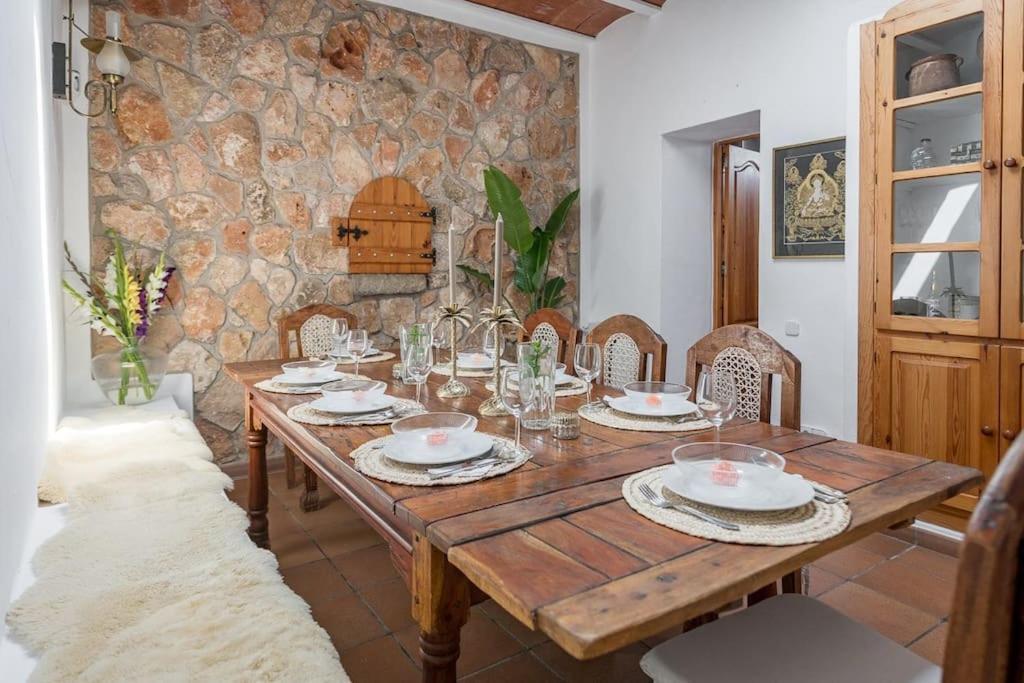Casa Can Lluc Con Piscina, Jardin Y Vista Al Campo Sant Miquel De Balansat Luaran gambar