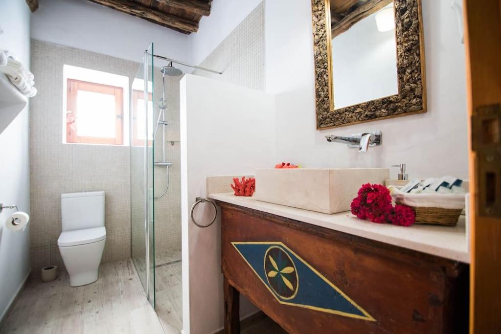 Casa Can Lluc Con Piscina, Jardin Y Vista Al Campo Sant Miquel De Balansat Luaran gambar