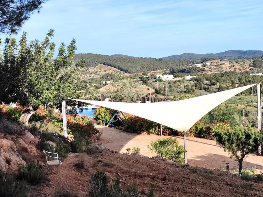 Casa Can Lluc Con Piscina, Jardin Y Vista Al Campo Sant Miquel De Balansat Luaran gambar
