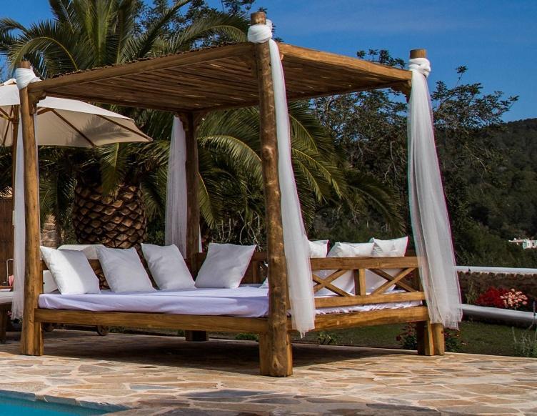 Casa Can Lluc Con Piscina, Jardin Y Vista Al Campo Sant Miquel De Balansat Luaran gambar