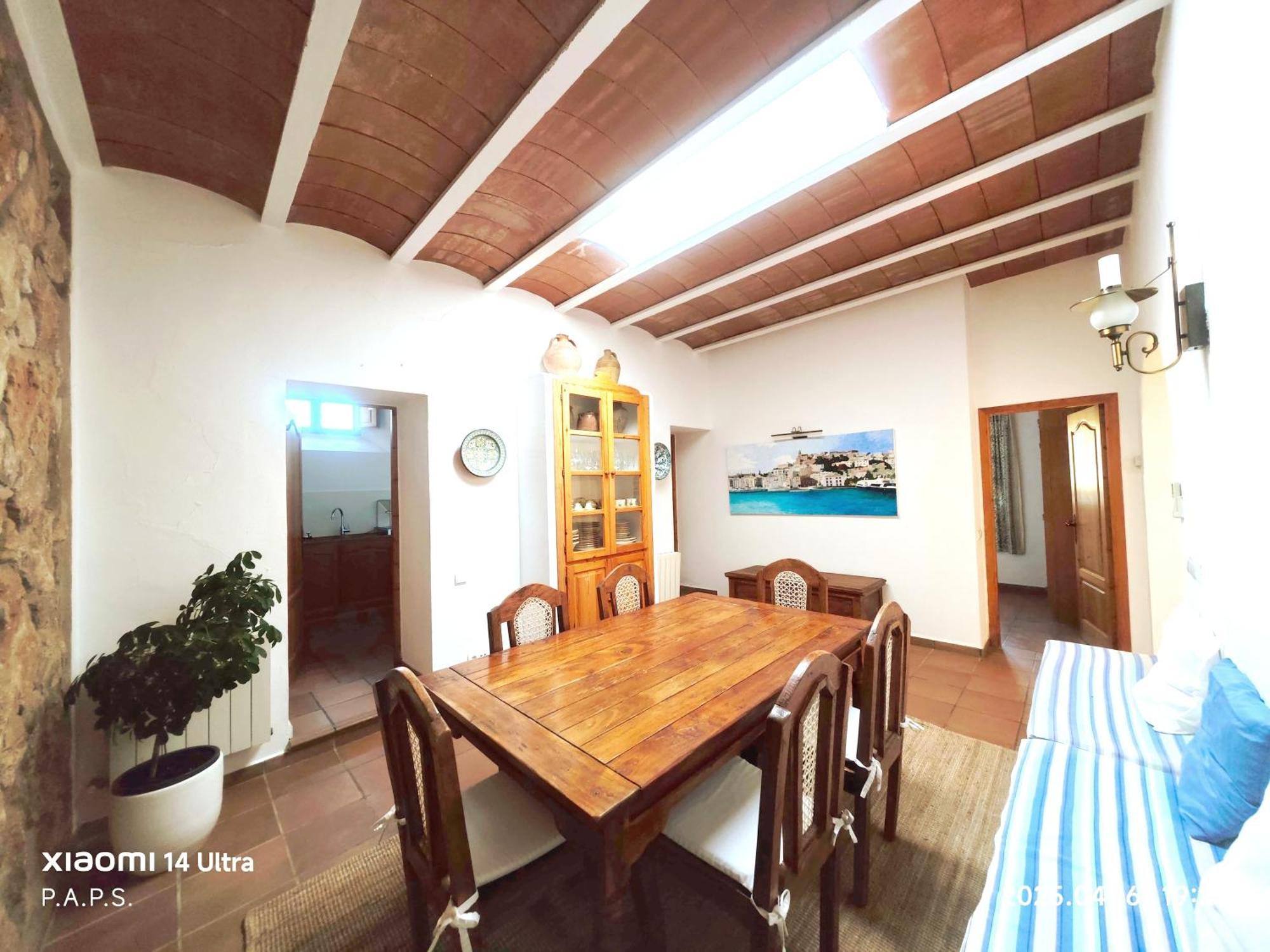 Casa Can Lluc Con Piscina, Jardin Y Vista Al Campo Sant Miquel De Balansat Luaran gambar