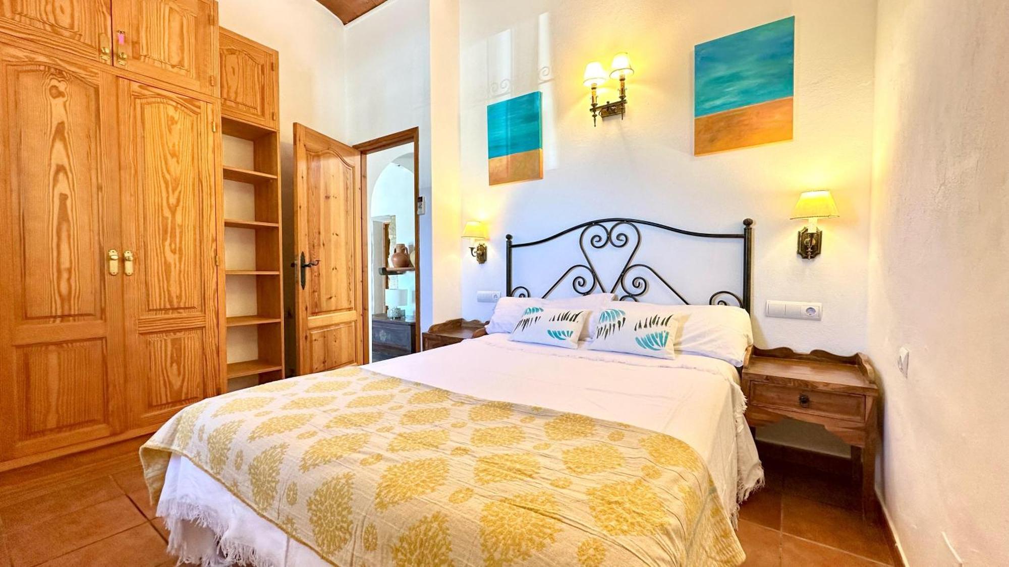 Casa Can Lluc Con Piscina, Jardin Y Vista Al Campo Sant Miquel De Balansat Luaran gambar