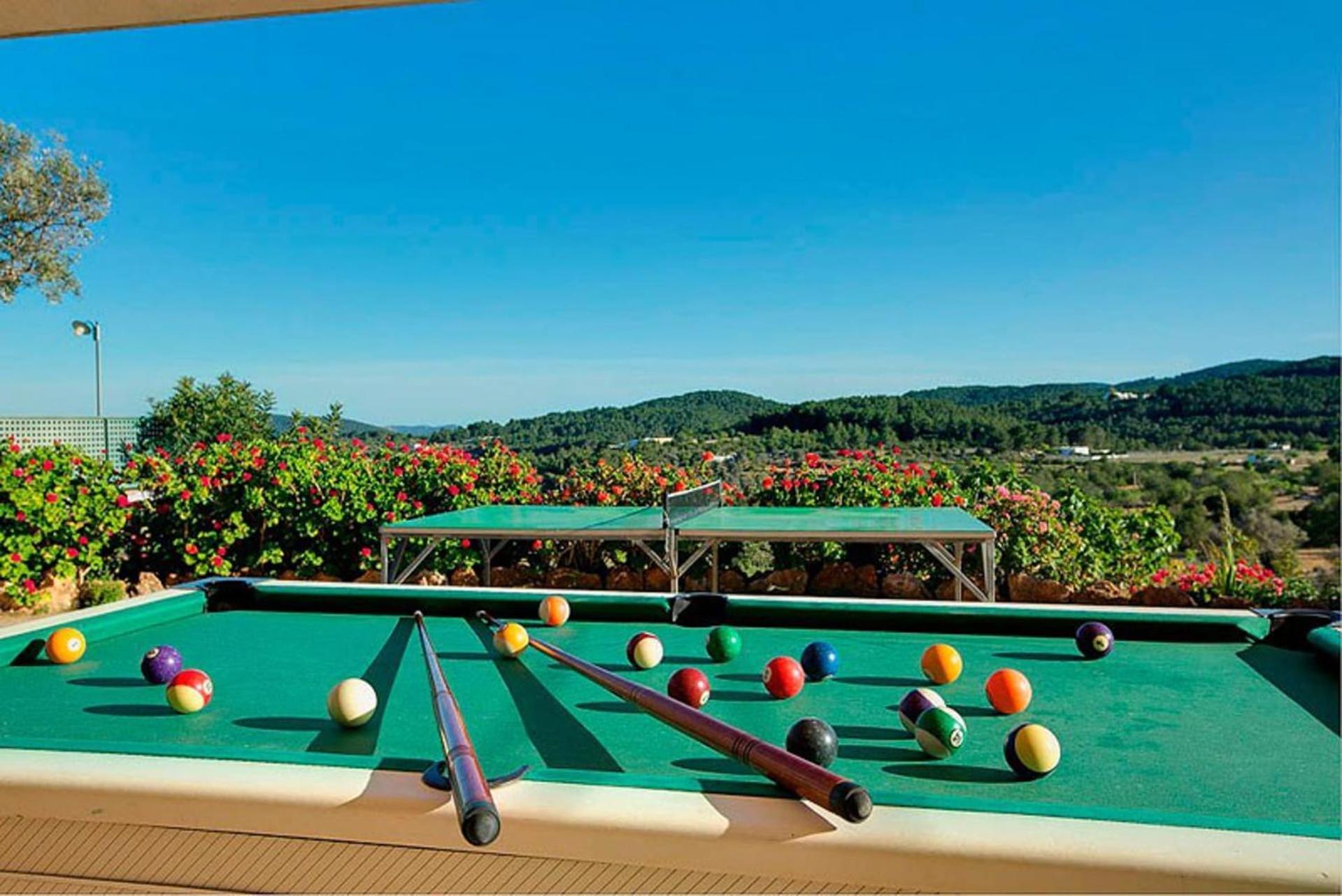 Casa Can Lluc Con Piscina, Jardin Y Vista Al Campo Sant Miquel De Balansat Luaran gambar